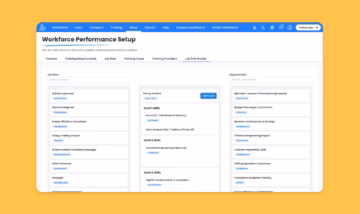 Job role builder screenshot